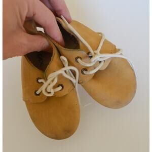 Piper Finn Lace Up Leather Shoe Tan Size 6